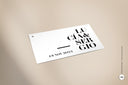 Letter gift tag