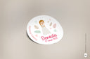 Etiqueta comunión Niña Personalizable