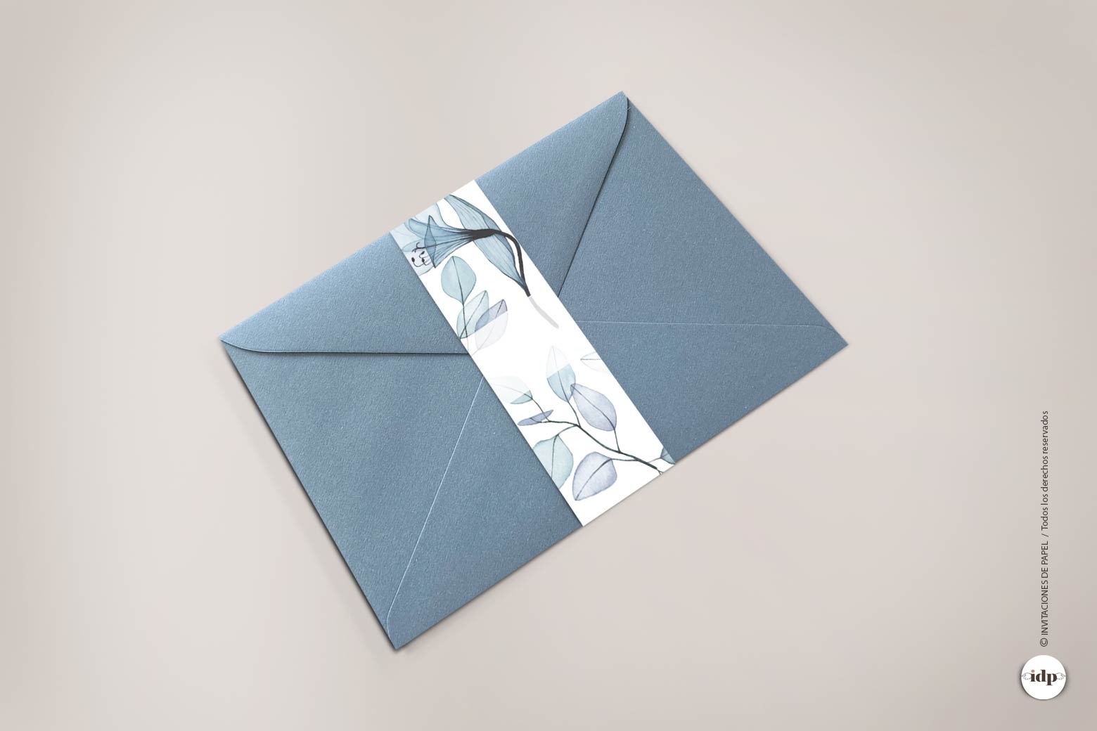 Fajín para sobre de invitaciones de boda - essencial