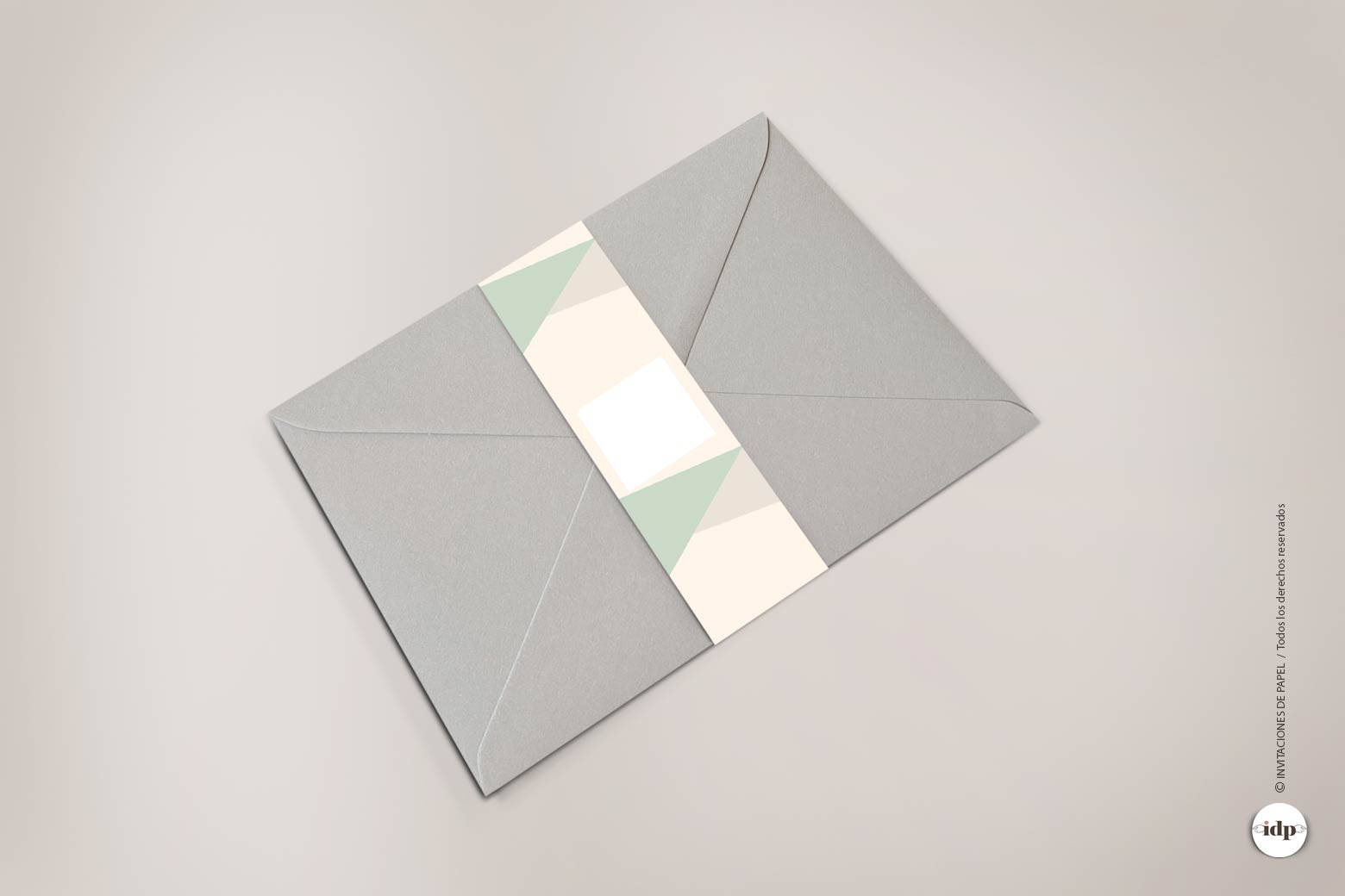 Fajin para sobre de invitaciones de boda - pretty