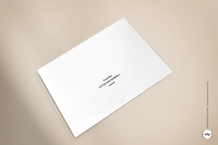 Imprimir nombres de invitados en sobres de invitaciones de boda 5