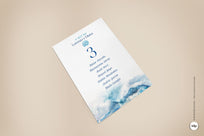 Seating plan de boda marinero - oceanic