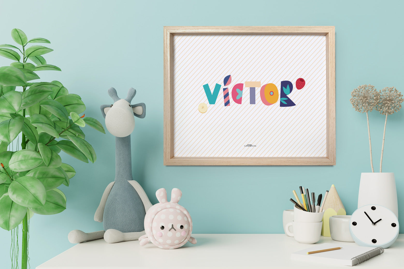 Regalo personalizado para bebe con nombre - tutifruti