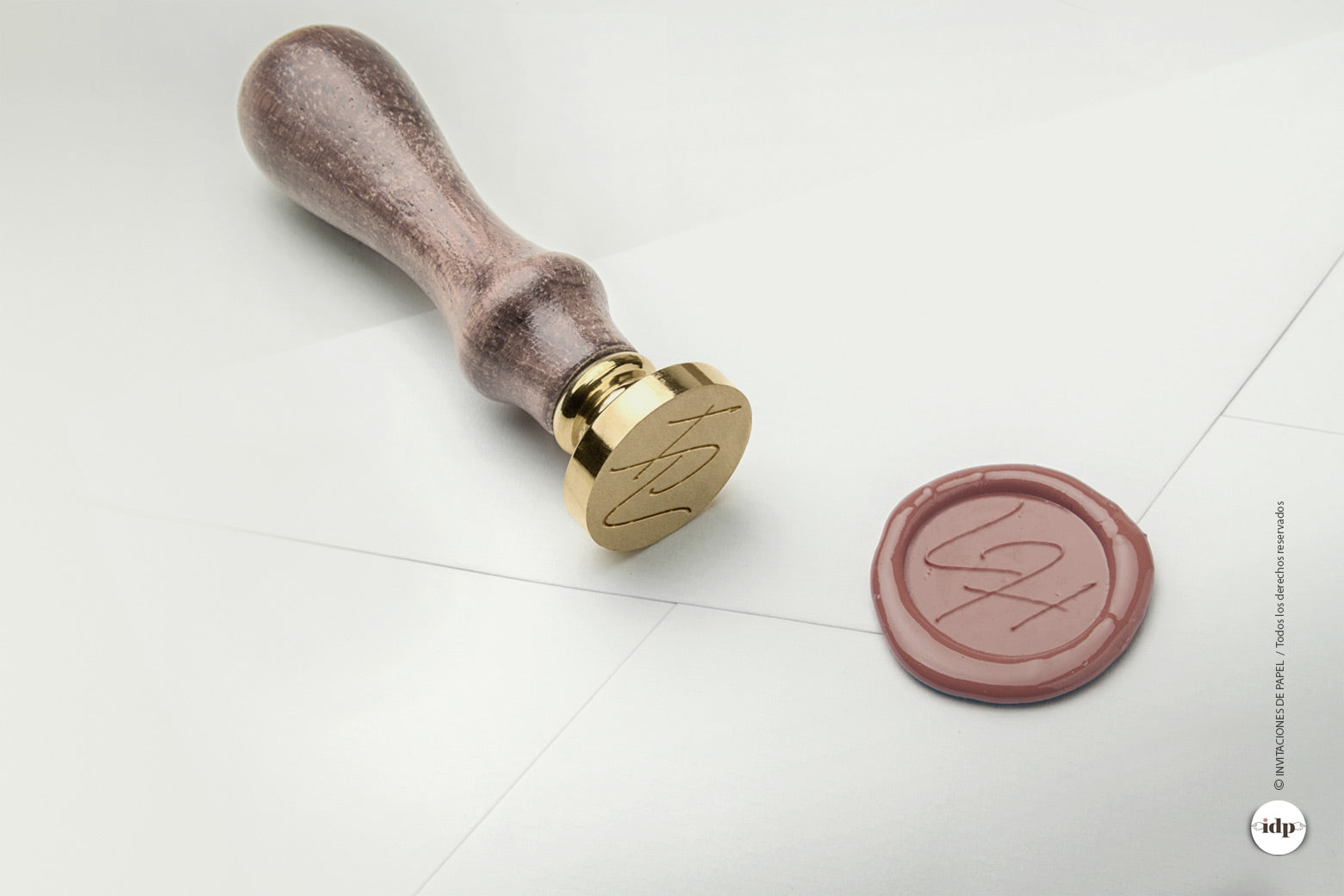 Sellos de Lacre Iniciales Boda - pencil