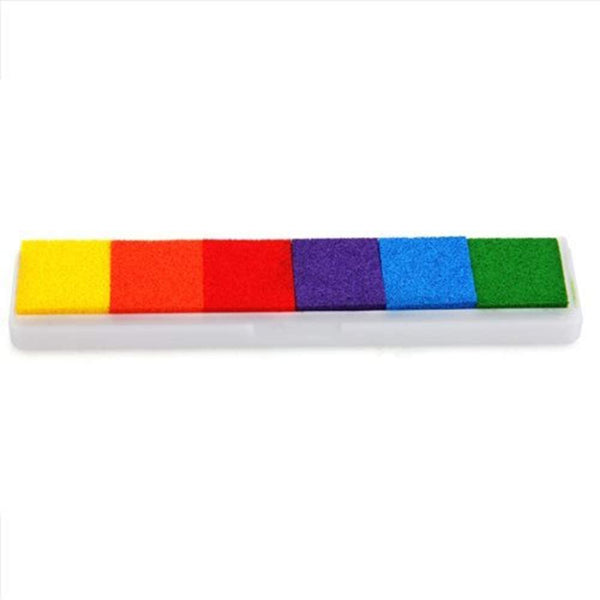 Tintas de colores árbol de huellas